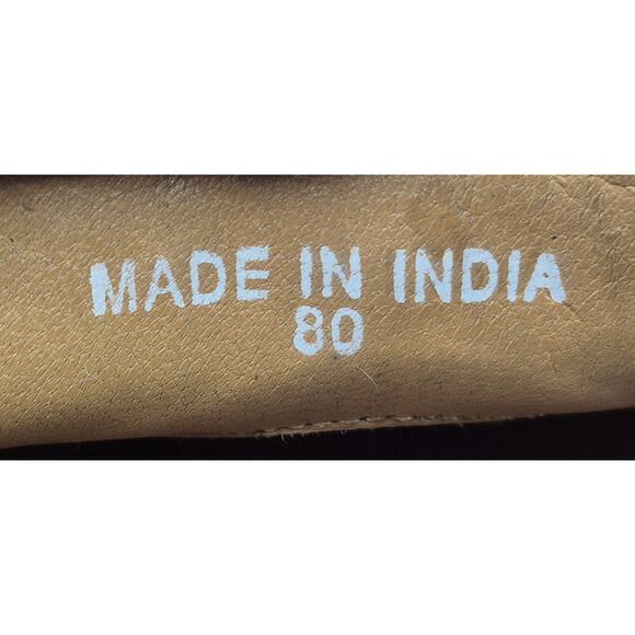 BOSTONIAN Florentine Black Leather Tassel Loafers Men Size 8.5 Made in India - Picture 13 of 14